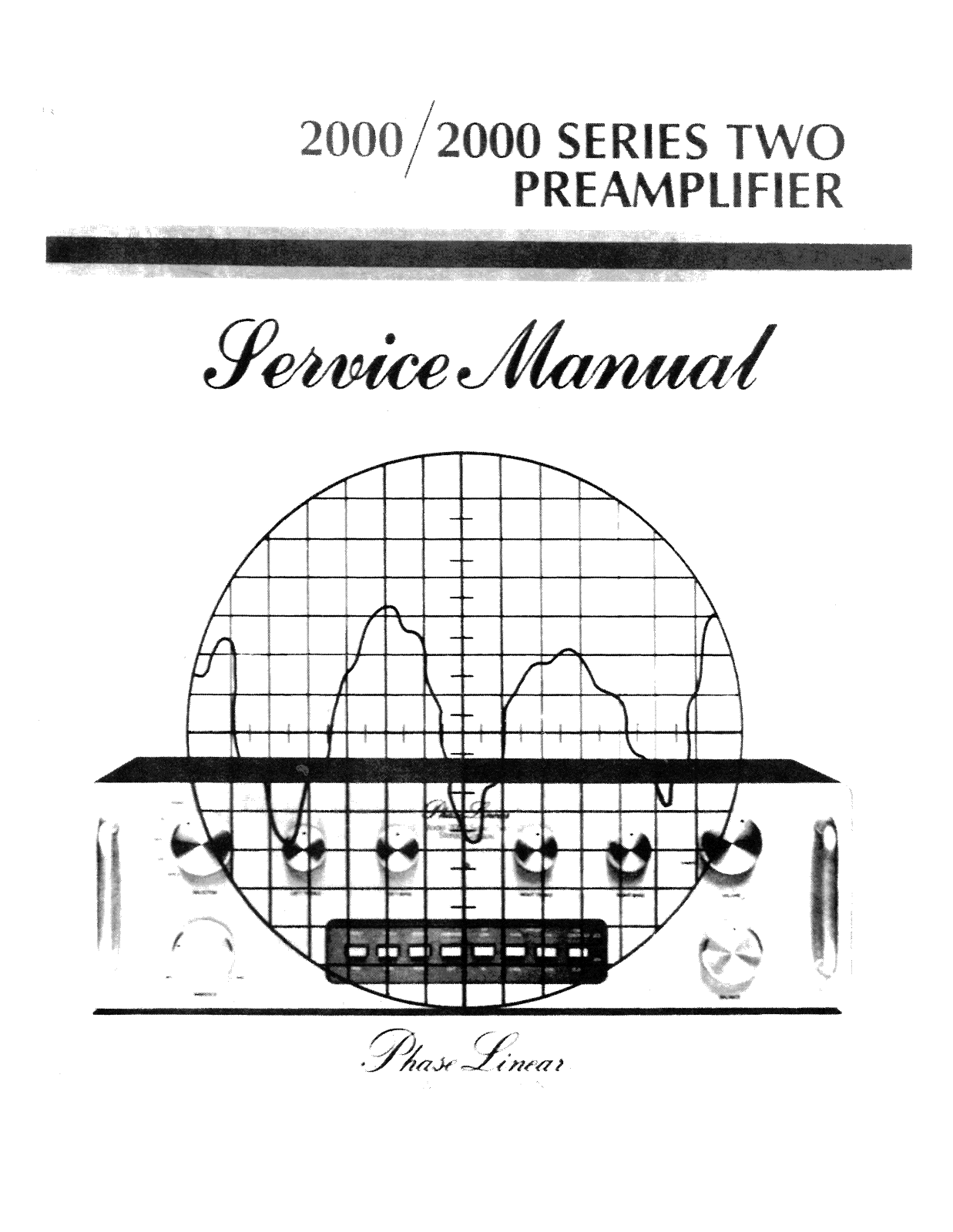 Phase Linear 2000-Two Service Manual