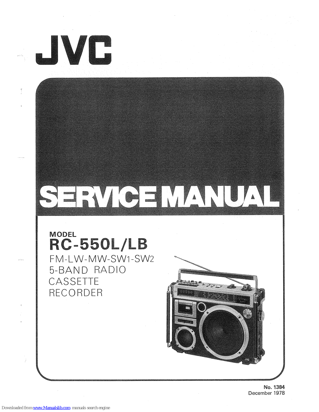 JVC RC-550L, RC-550LB Service Manual