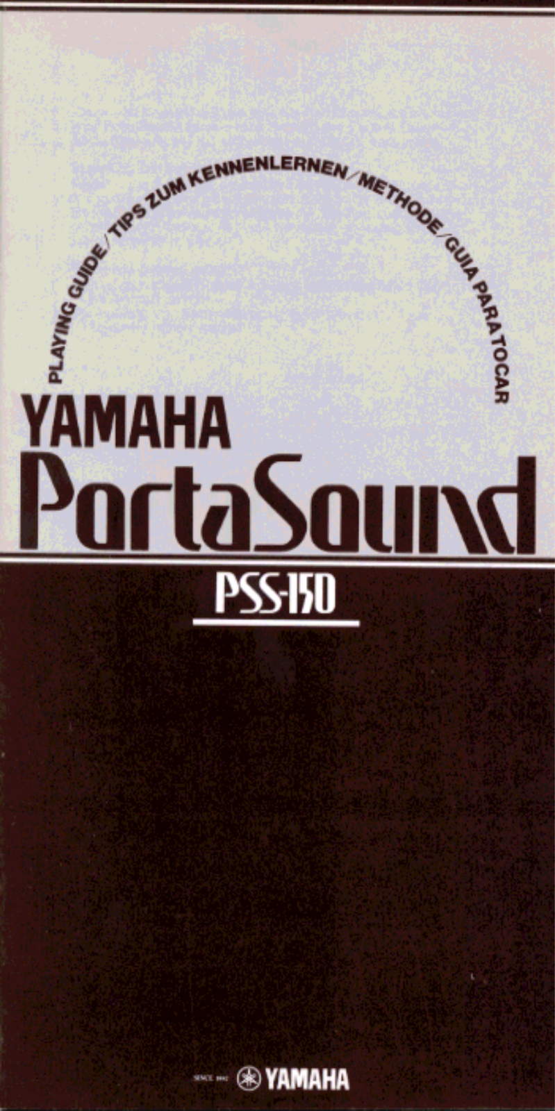 Yamaha PSS-150 User Manual