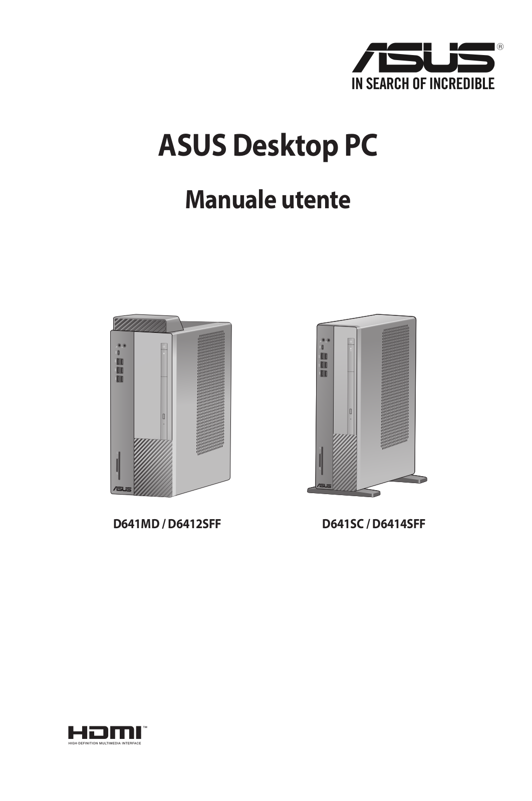 Asus S641SC User’s Manual