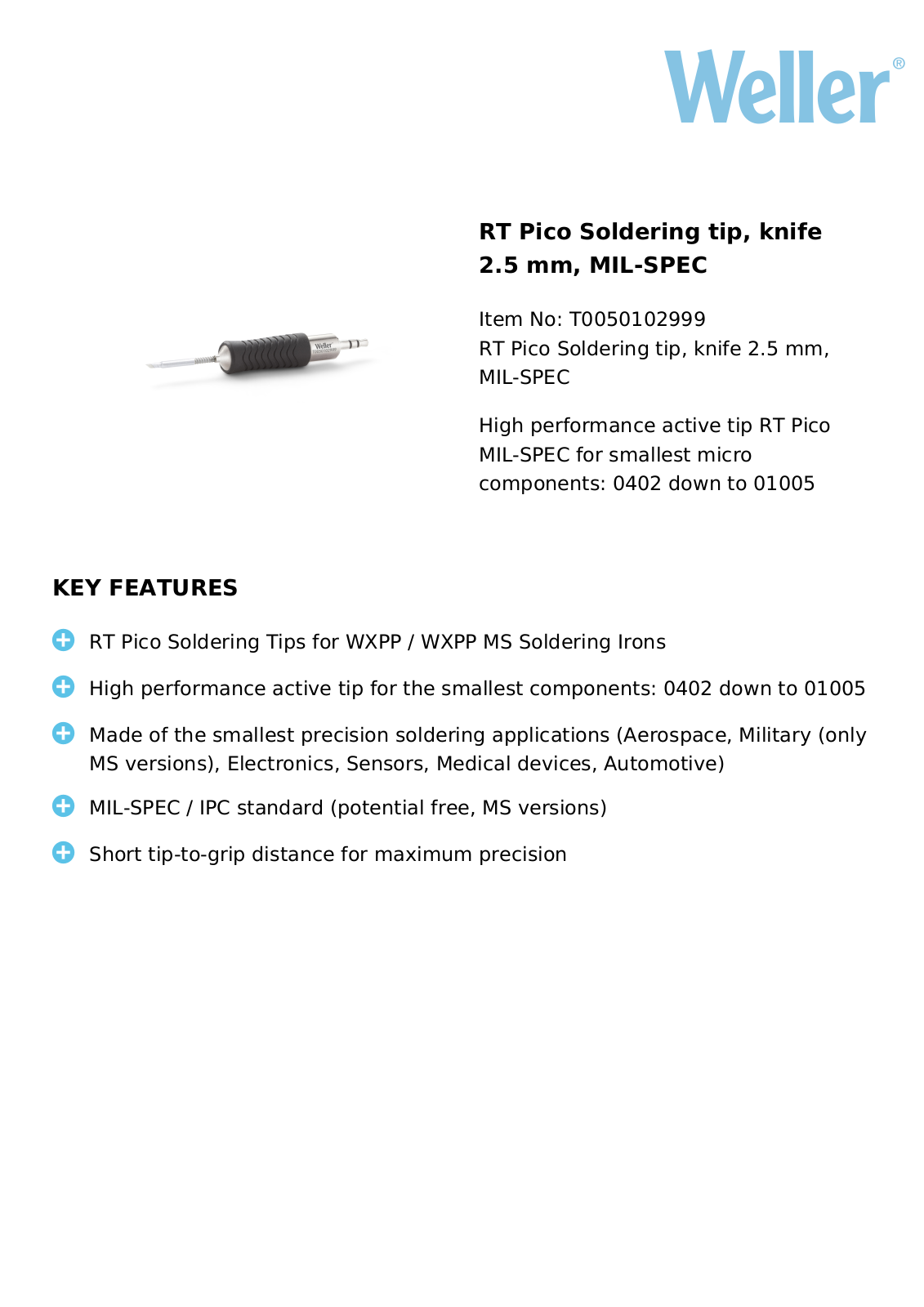 Datasheet RTP 025K MS Specification - ManualMachine.com