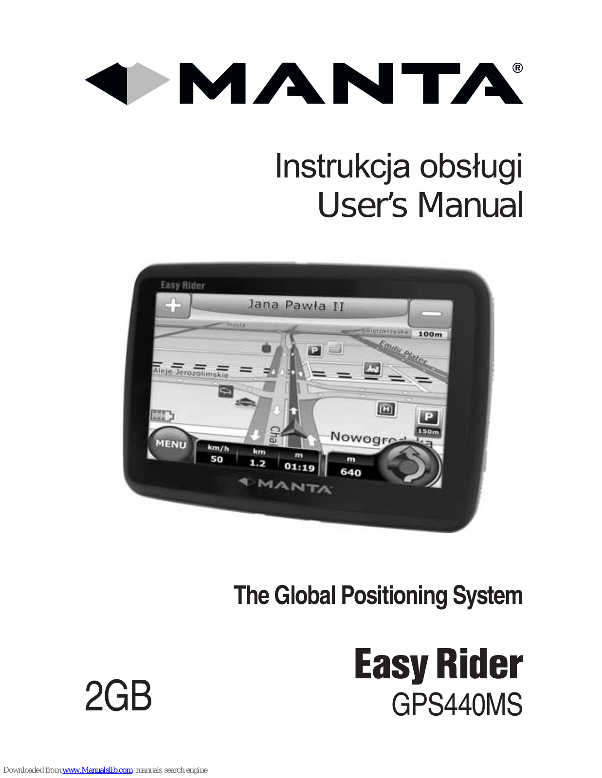 Manta GPS440MS User Manual