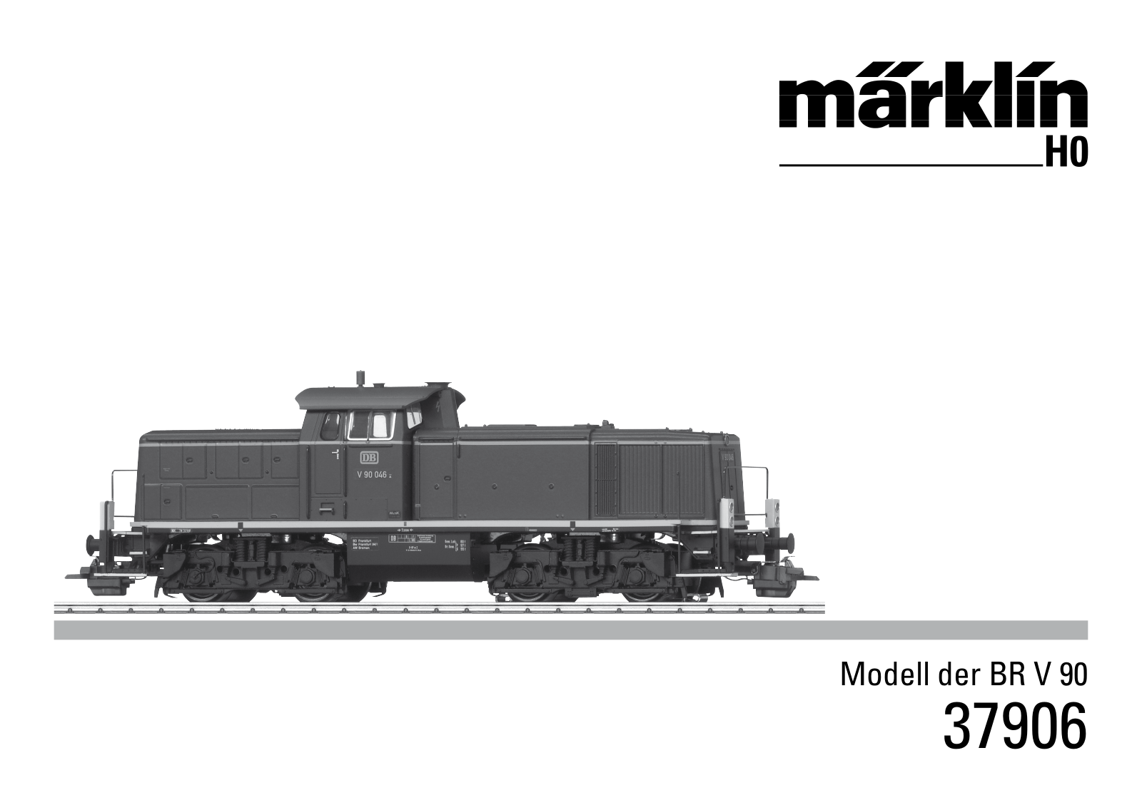 Märklin 37906 User manual