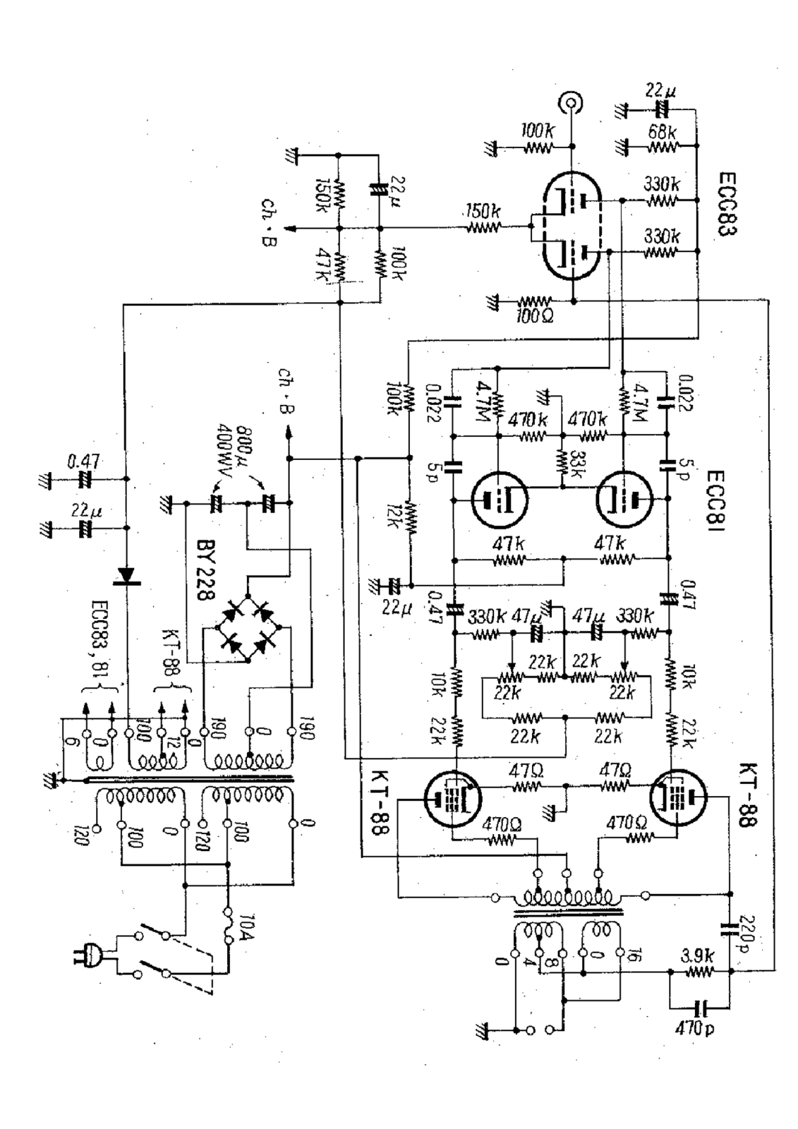 Michaelson and Austin TVA-1 Schematic