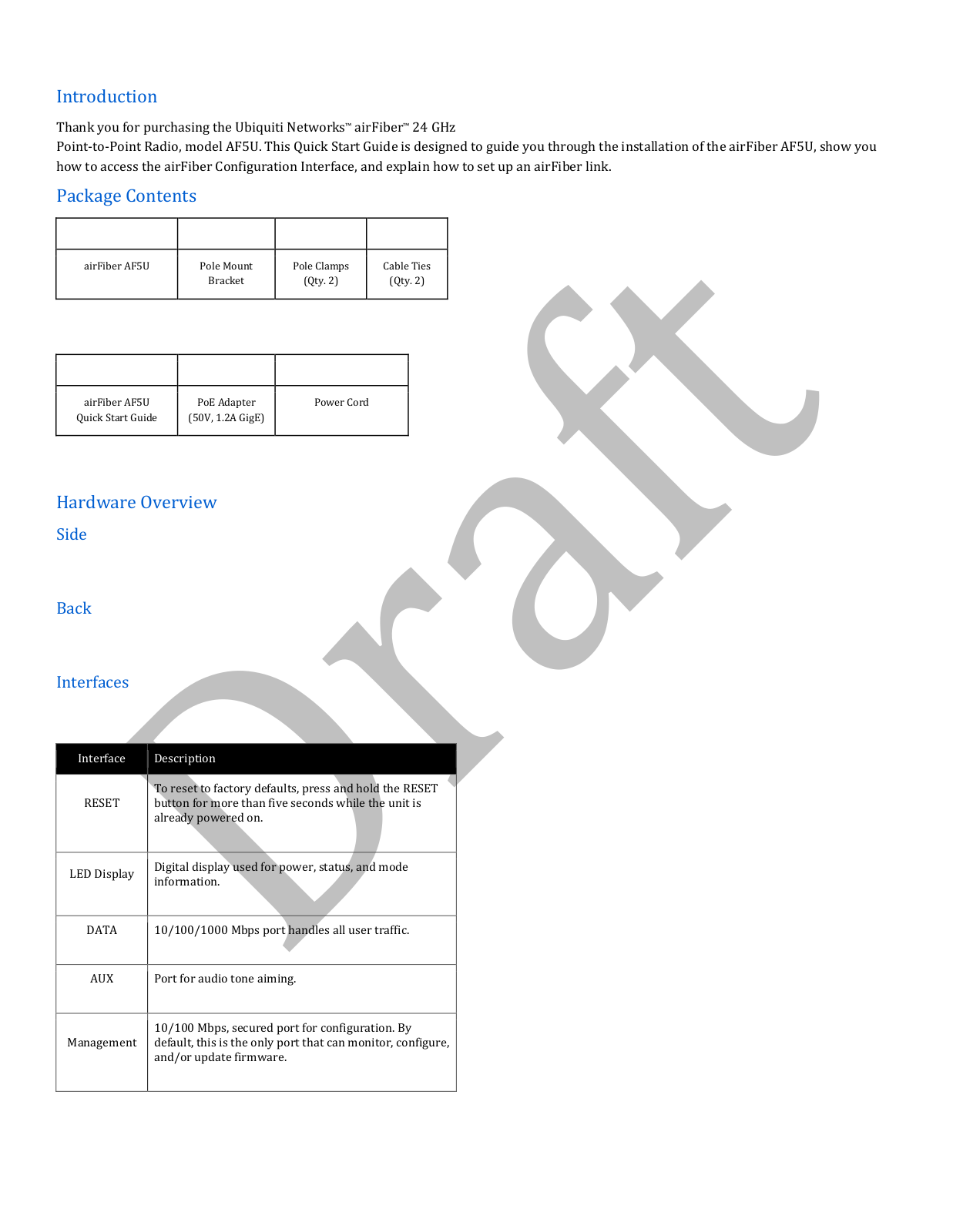 Ubiquiti AF5U Users Manual