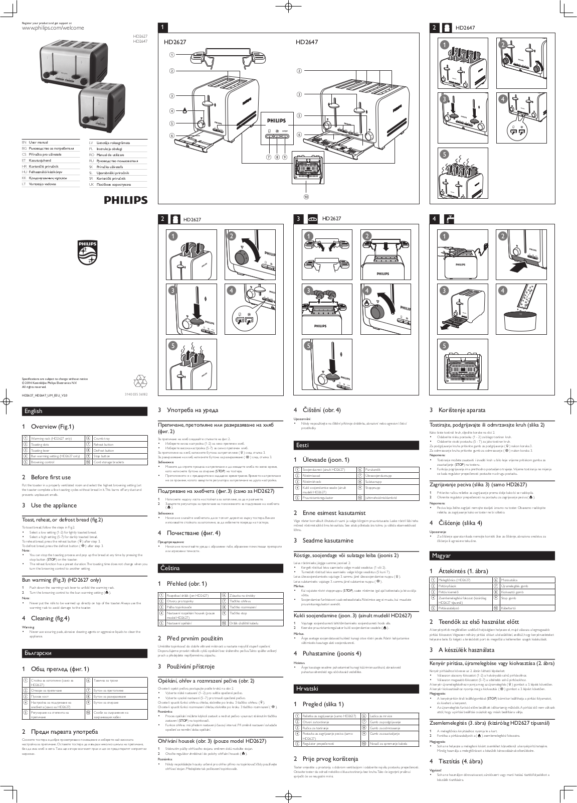 Philips HD2647 User Manual