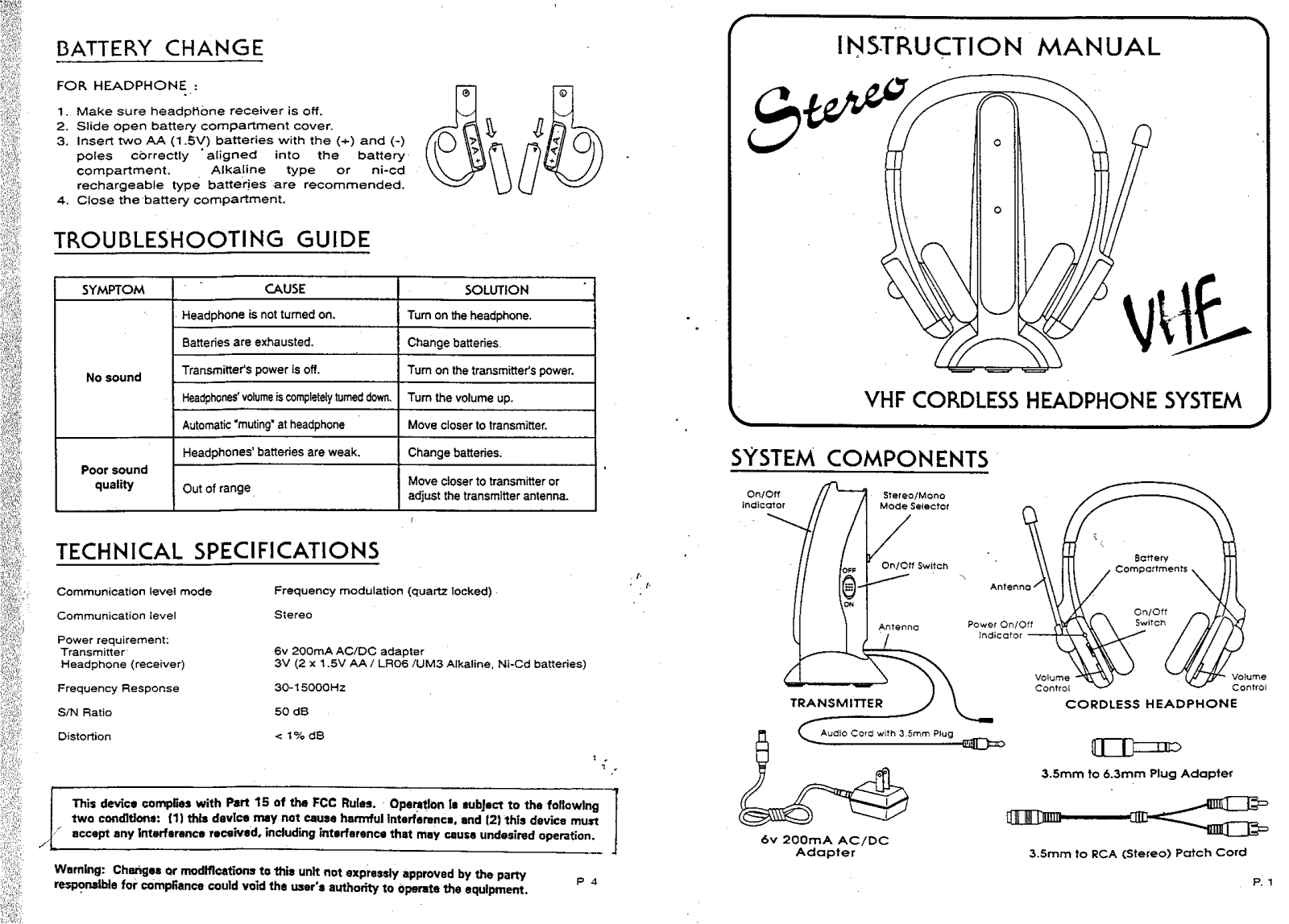 Alford SRF990, STF990 User Manual