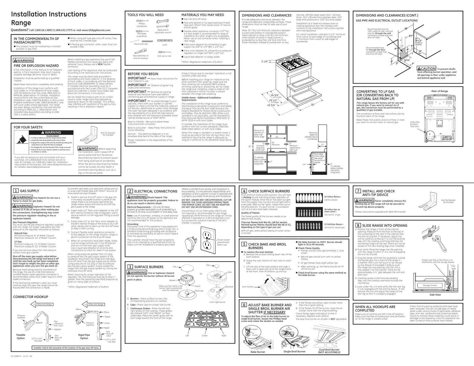 GE PGS950EEF1ES, PGS950EEF2ES, PGS950EEF3ES, PGS950EEF4ES Installation Guide - ManualMachine.com
