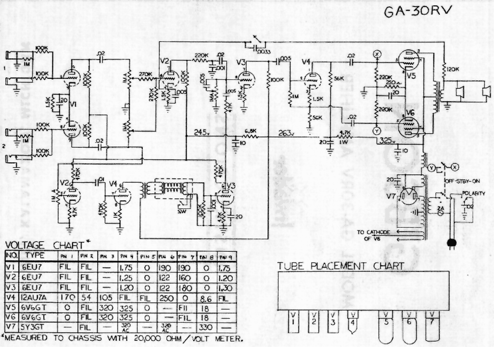 Gibson ga30rv schematic