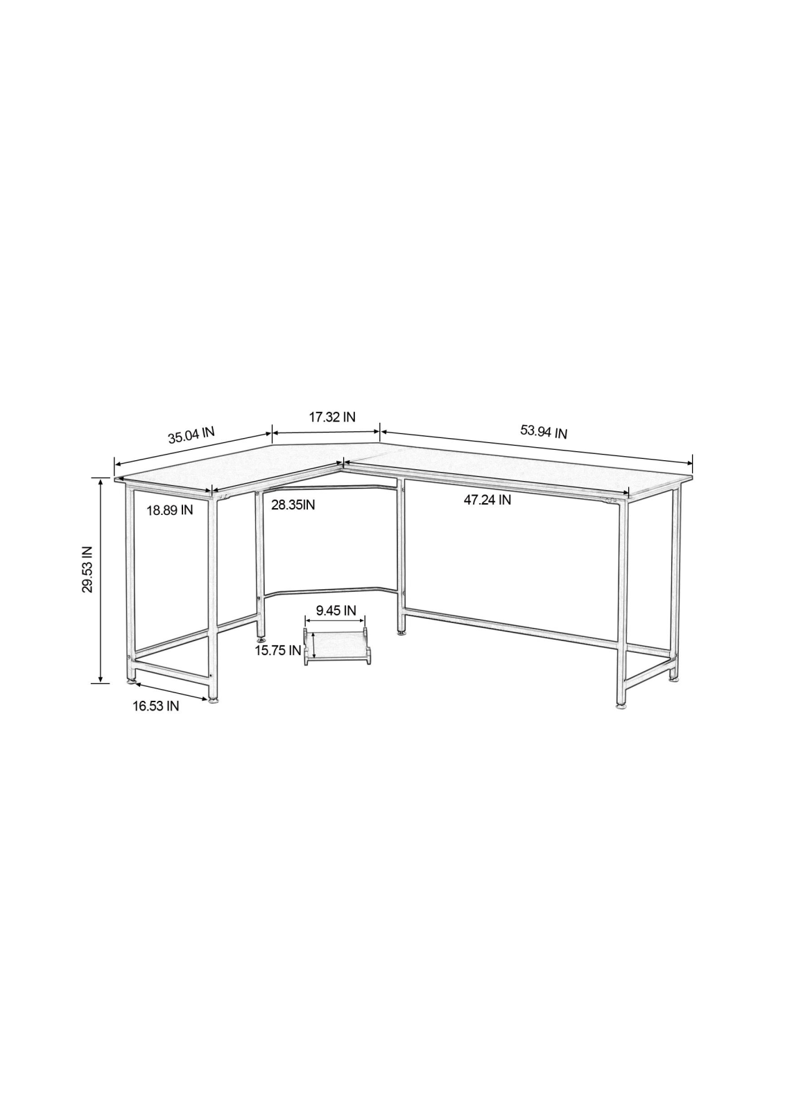 Zipcode Design W003386085 Dimensions - ManualMachine.com