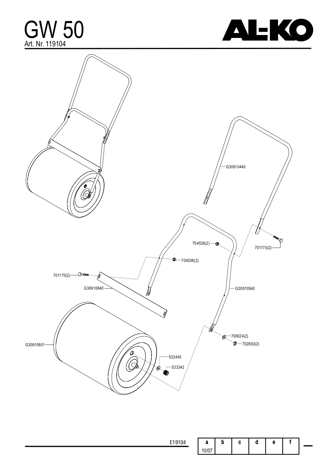 Al-ko GW 50 User Manual