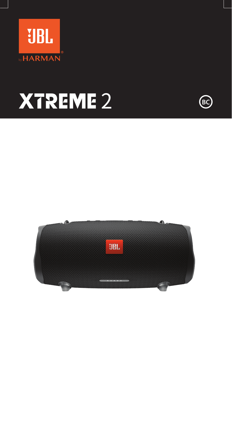 JBL Xtreme 2 Blue User Manual