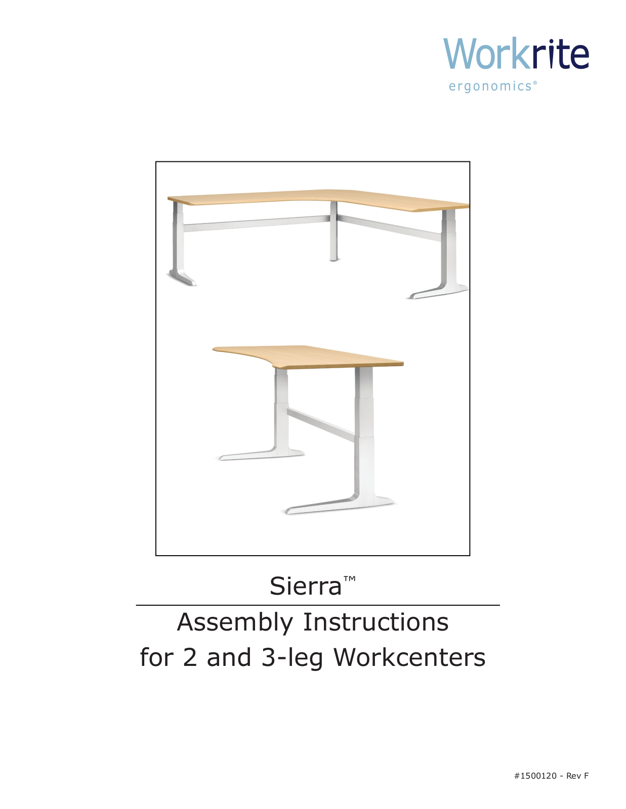 Workrite Sierra Assembly Instructions