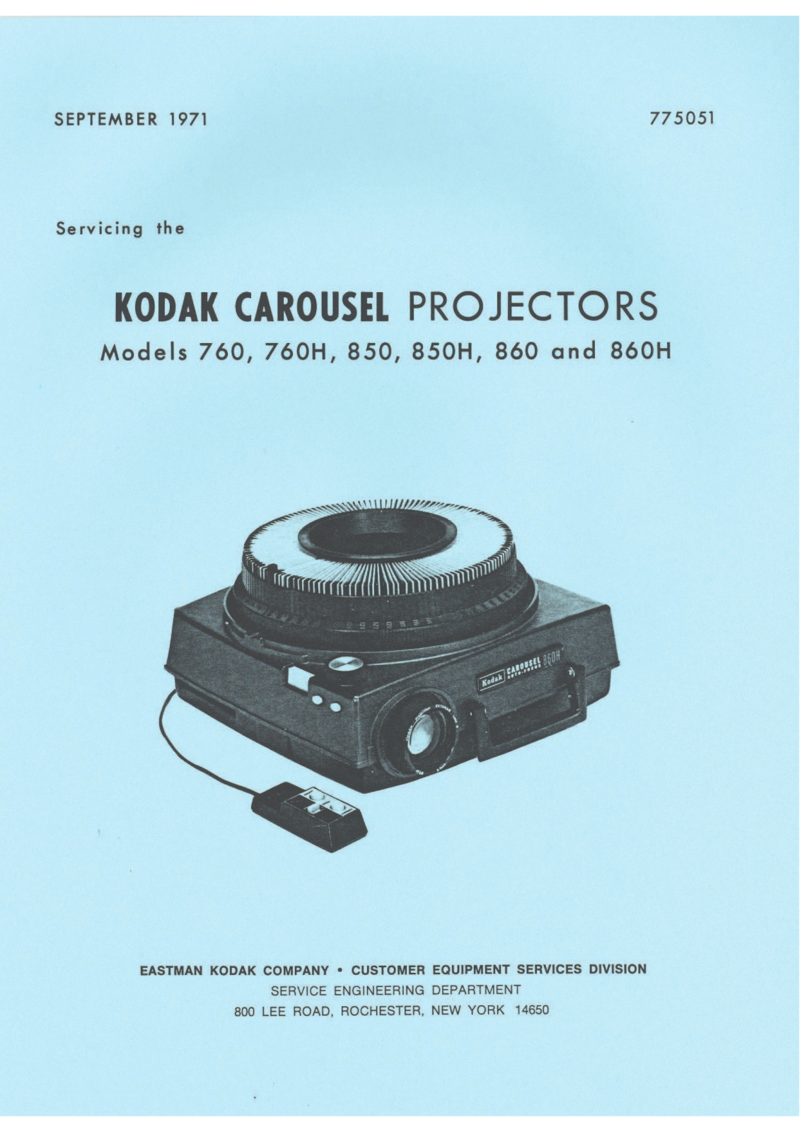 Kodak Carousel Slide Projector Repair Manual - ManualMachine.com