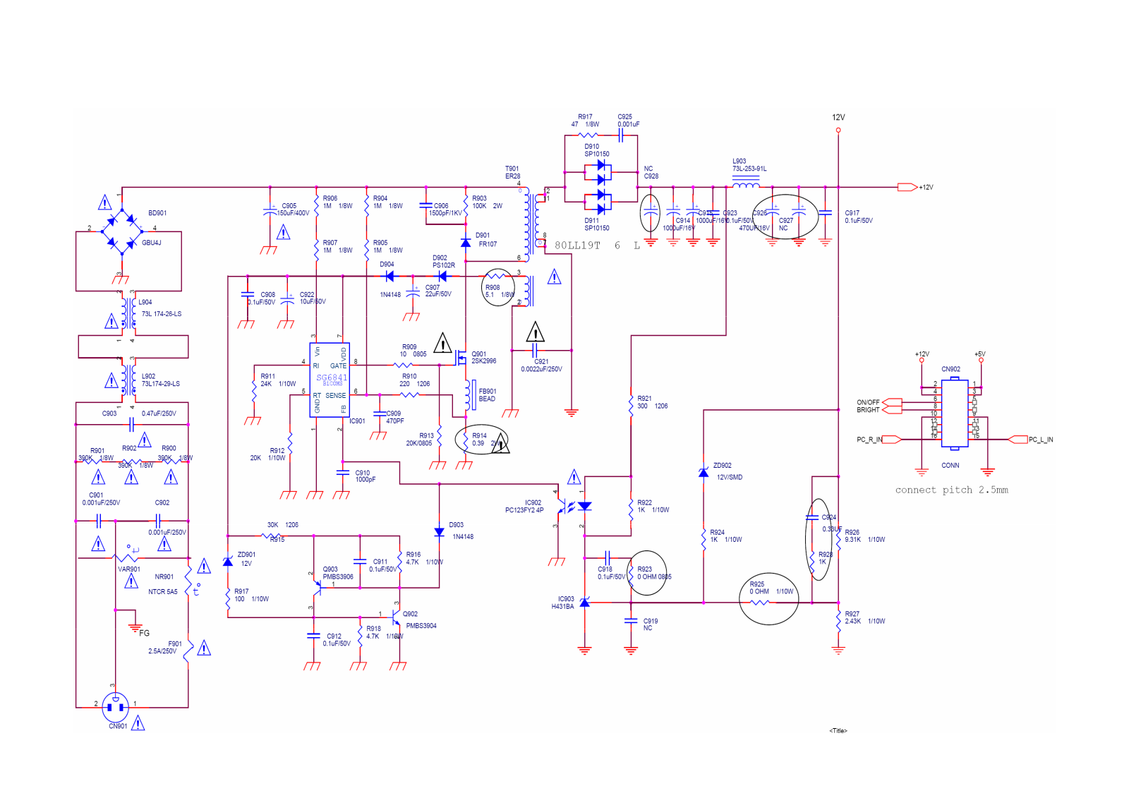 Victory Electronics 715G1349 schematic