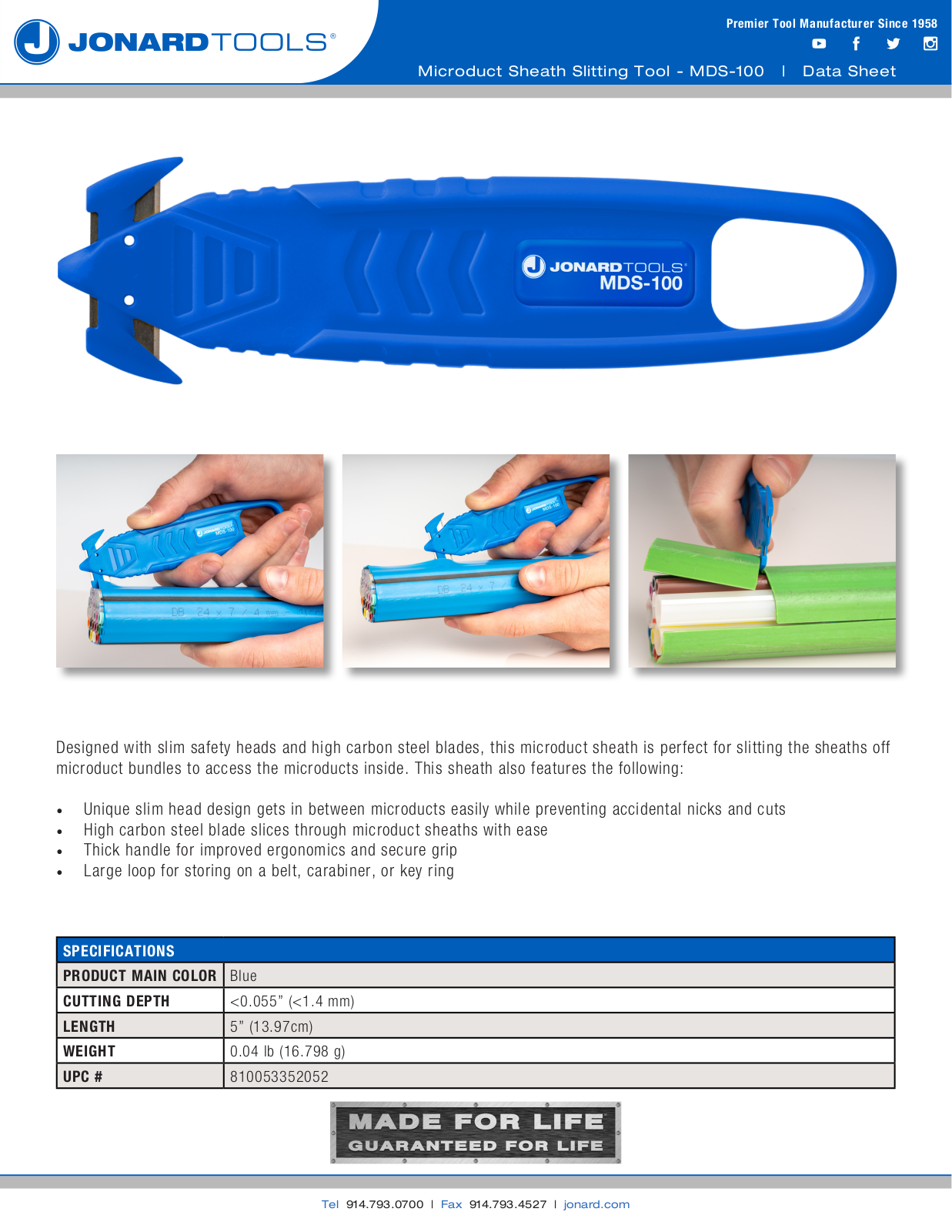 Datasheet MDS-100 Specification - ManualMachine.com