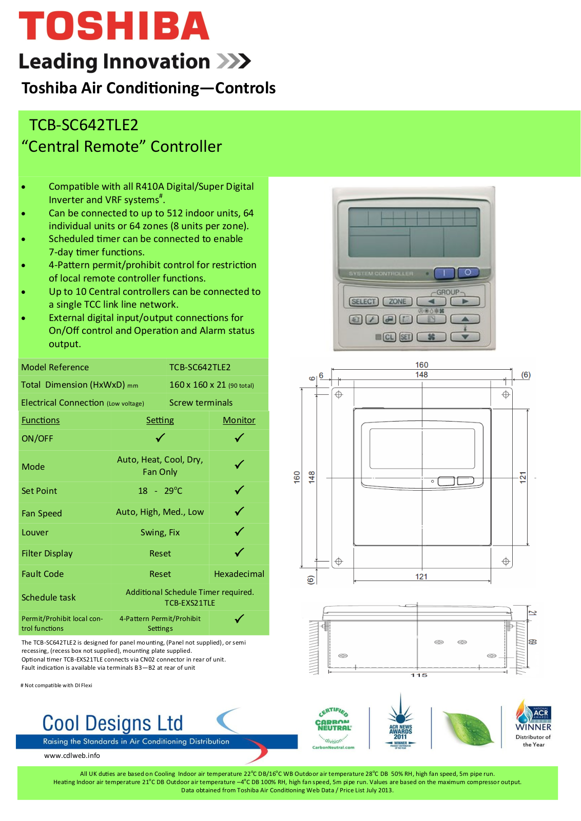 Toshiba TCB-SC642TLE2 Datasheet