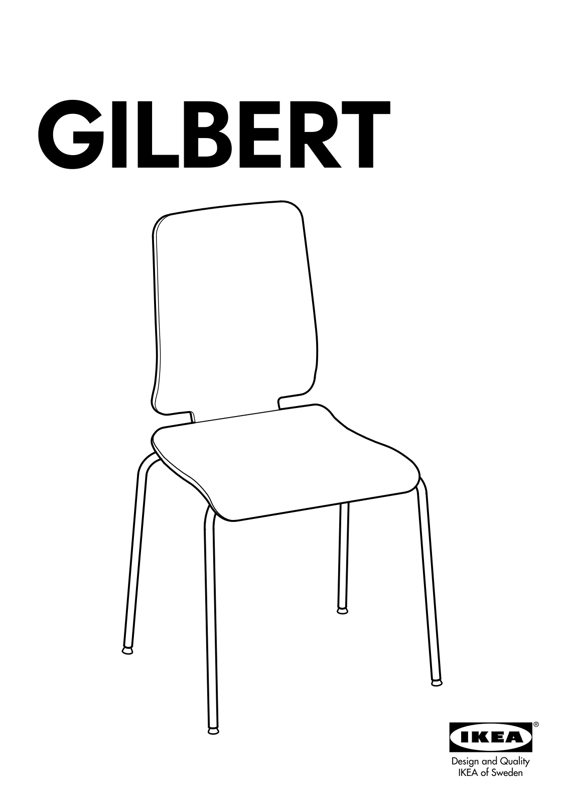 IKEA GILBERT User Manual