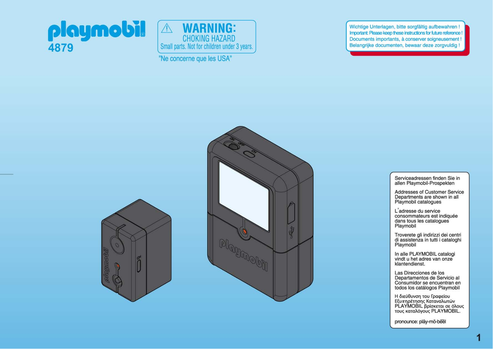 Playmobil 4879 Instructions