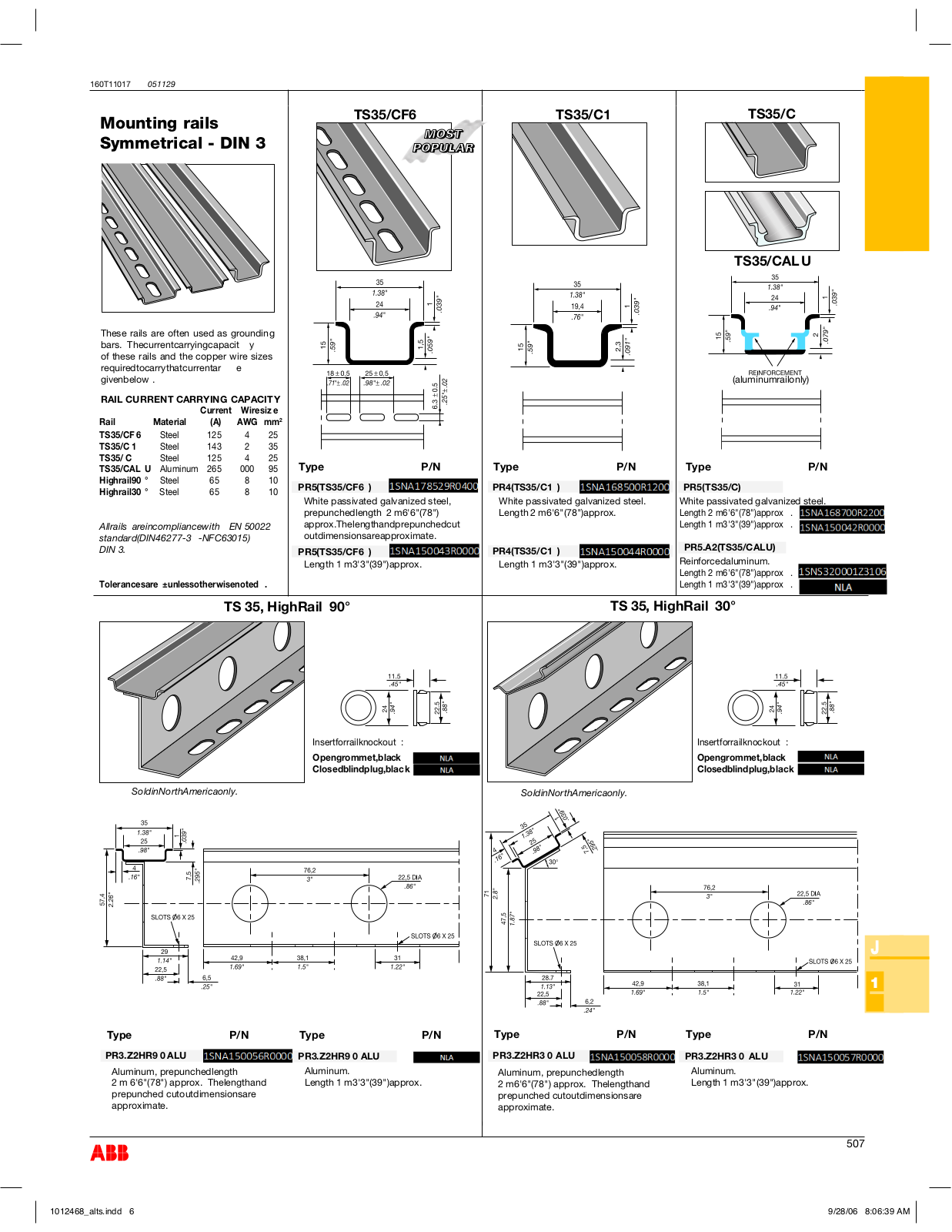 Entrelec TS35 Catalog Page