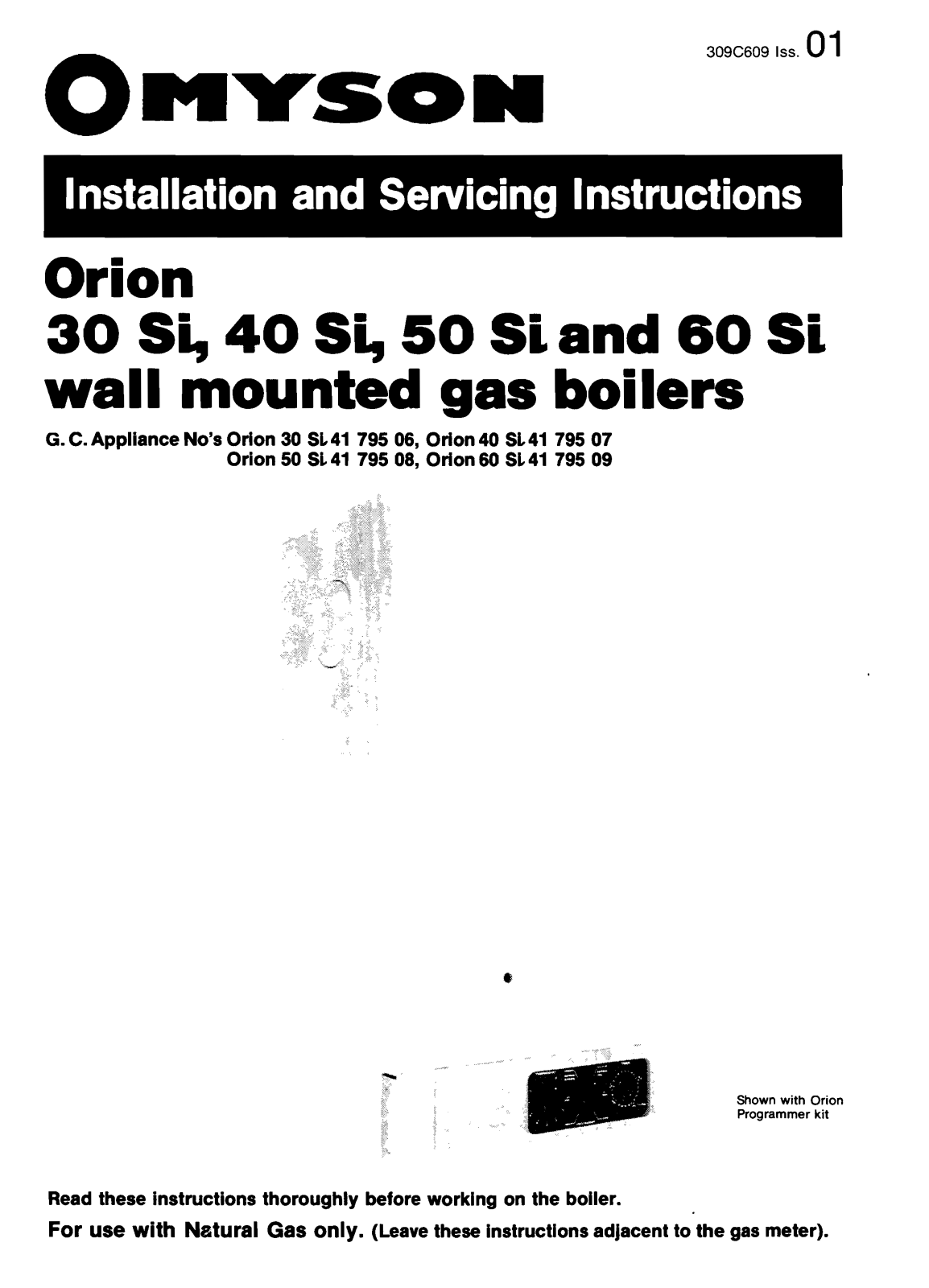 myson Orion 30 SI User guide - ManualMachine.com
