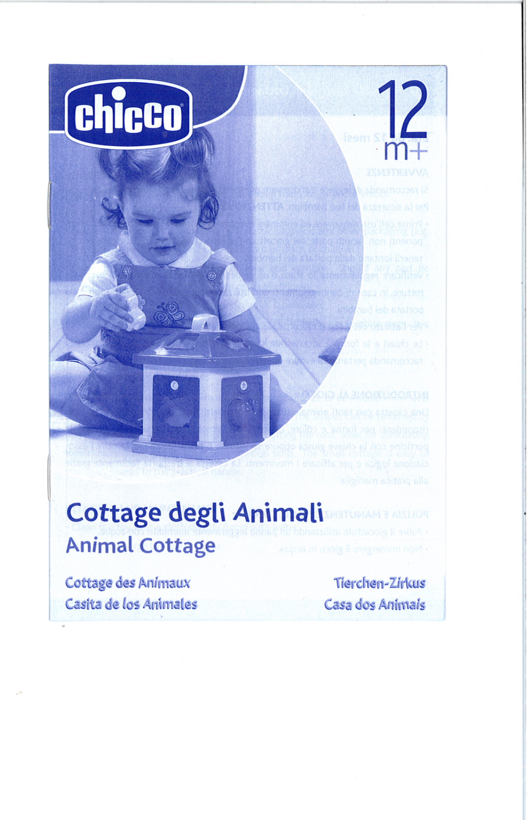 Chicco Animal Cottage Owner's Manual