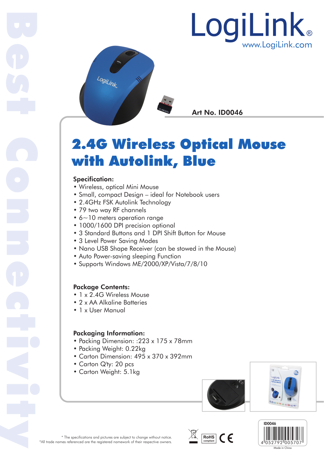 LogiLink ID0046 User Manual