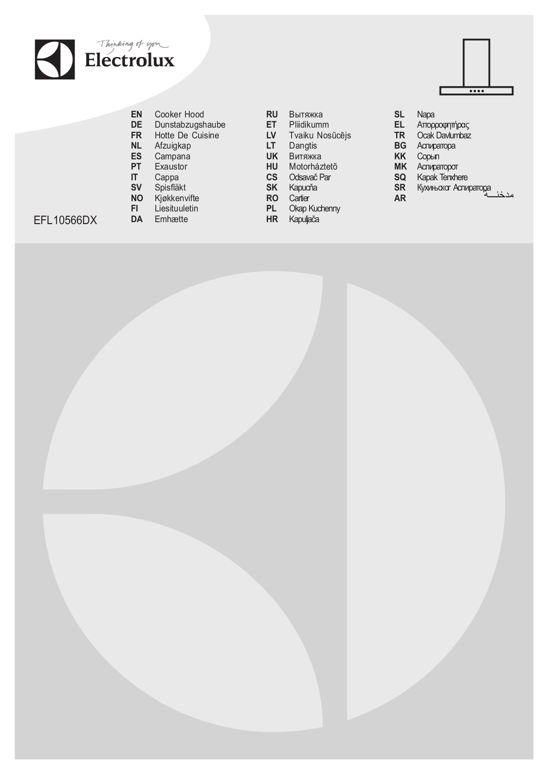 Electrolux EFL10566DX User Manual