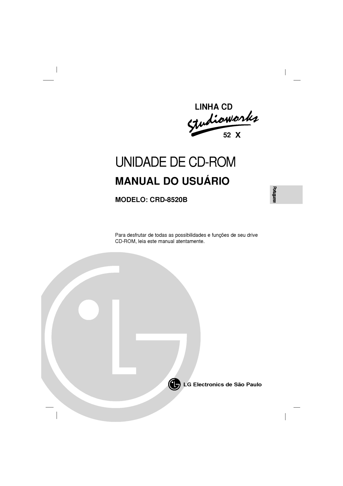 Lg CRD-8520B User Manual