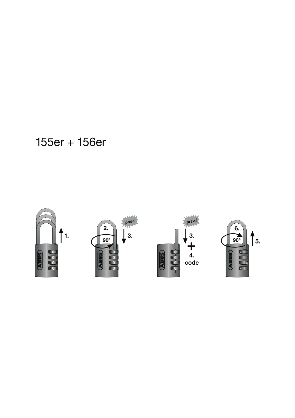 ABUS 155-40 operation manual