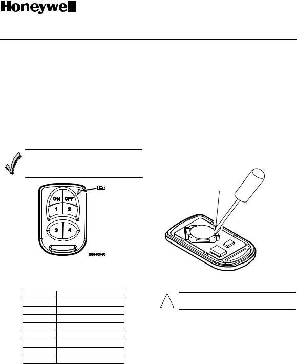 Honeywell ADEMCO  5805-6 User Guide