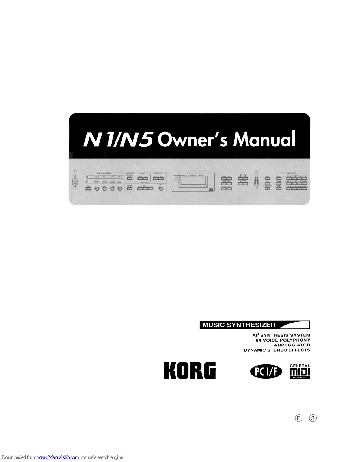 Korg N5, N1 Owner's Manual - ManualMachine.com