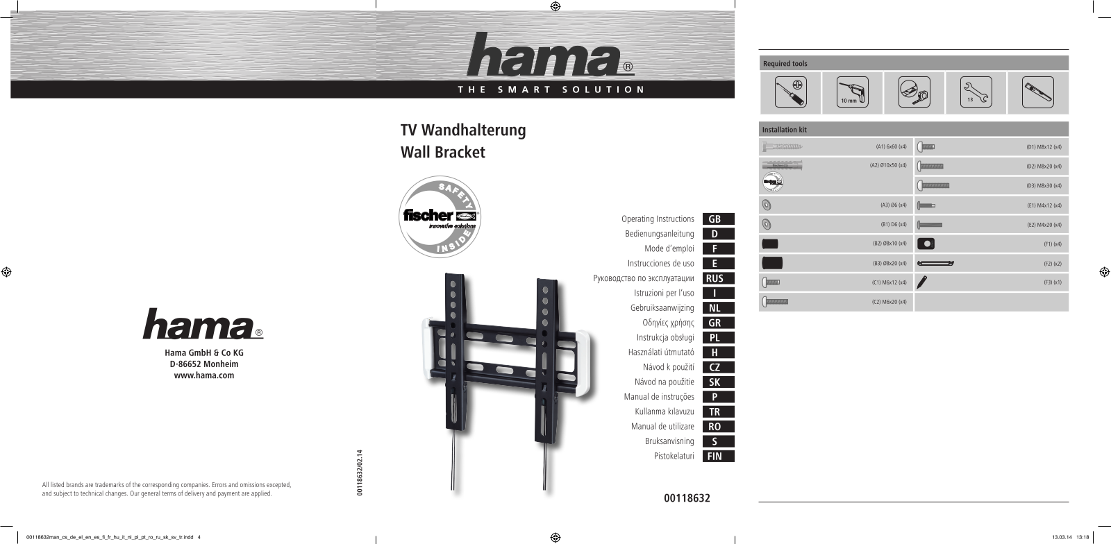 HAMA H-118632 User Manual