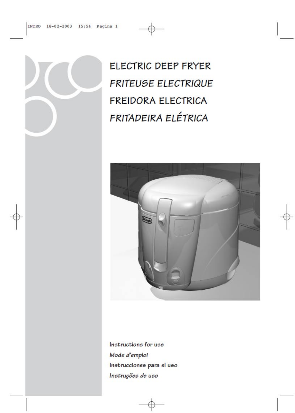 Delonghi D650-ux Owner's Manual