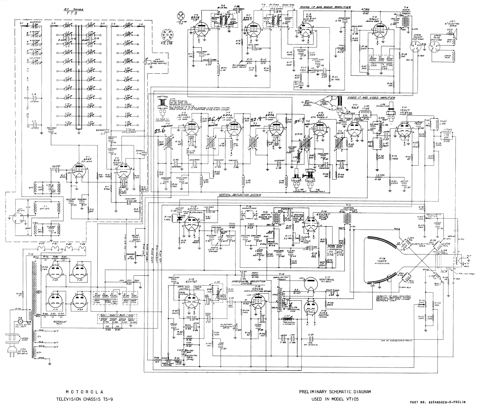 Motorola TS-9 Schematic