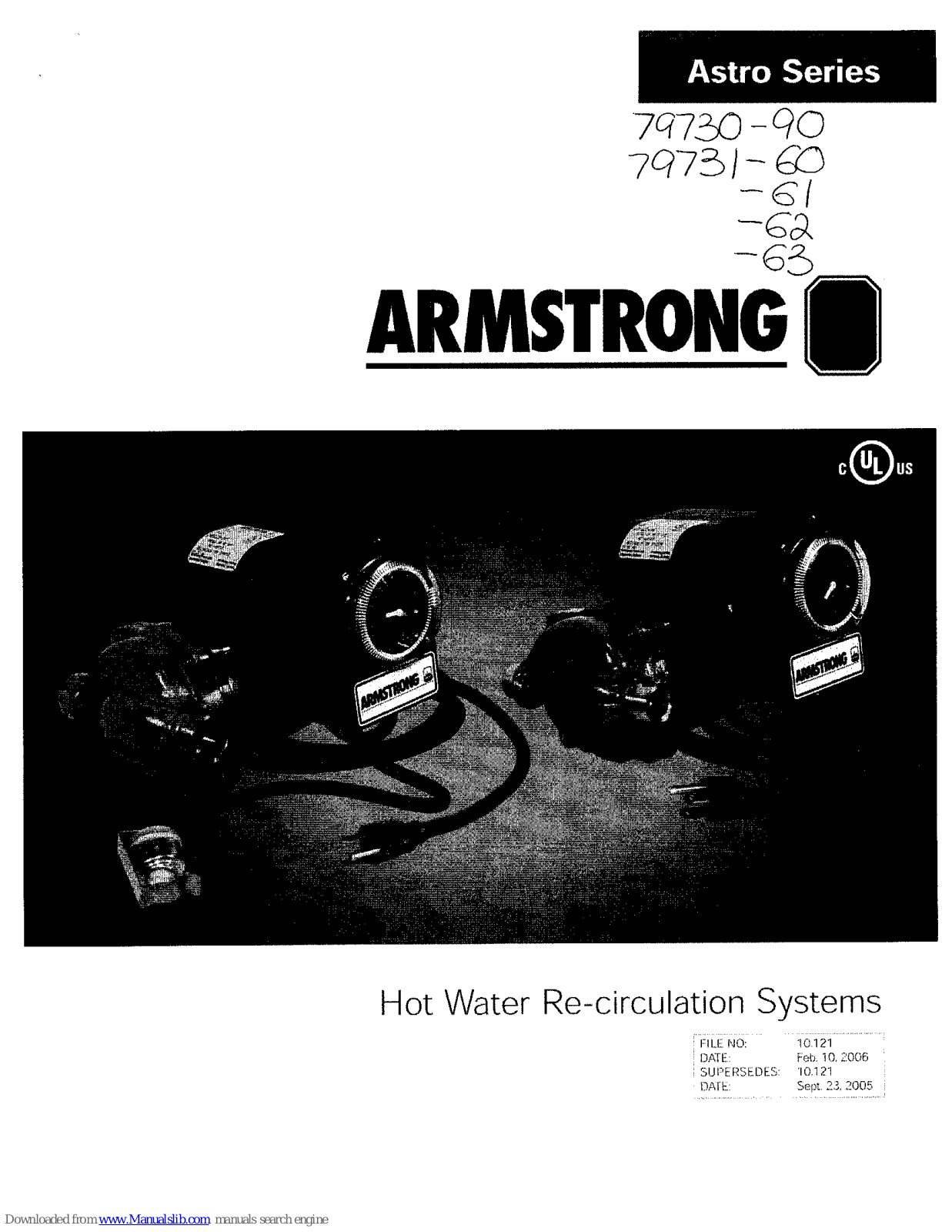 Armstrong 79731-60, 79731-63, 79731-62, 79731-61, Astro 20B050S-TA User Manual