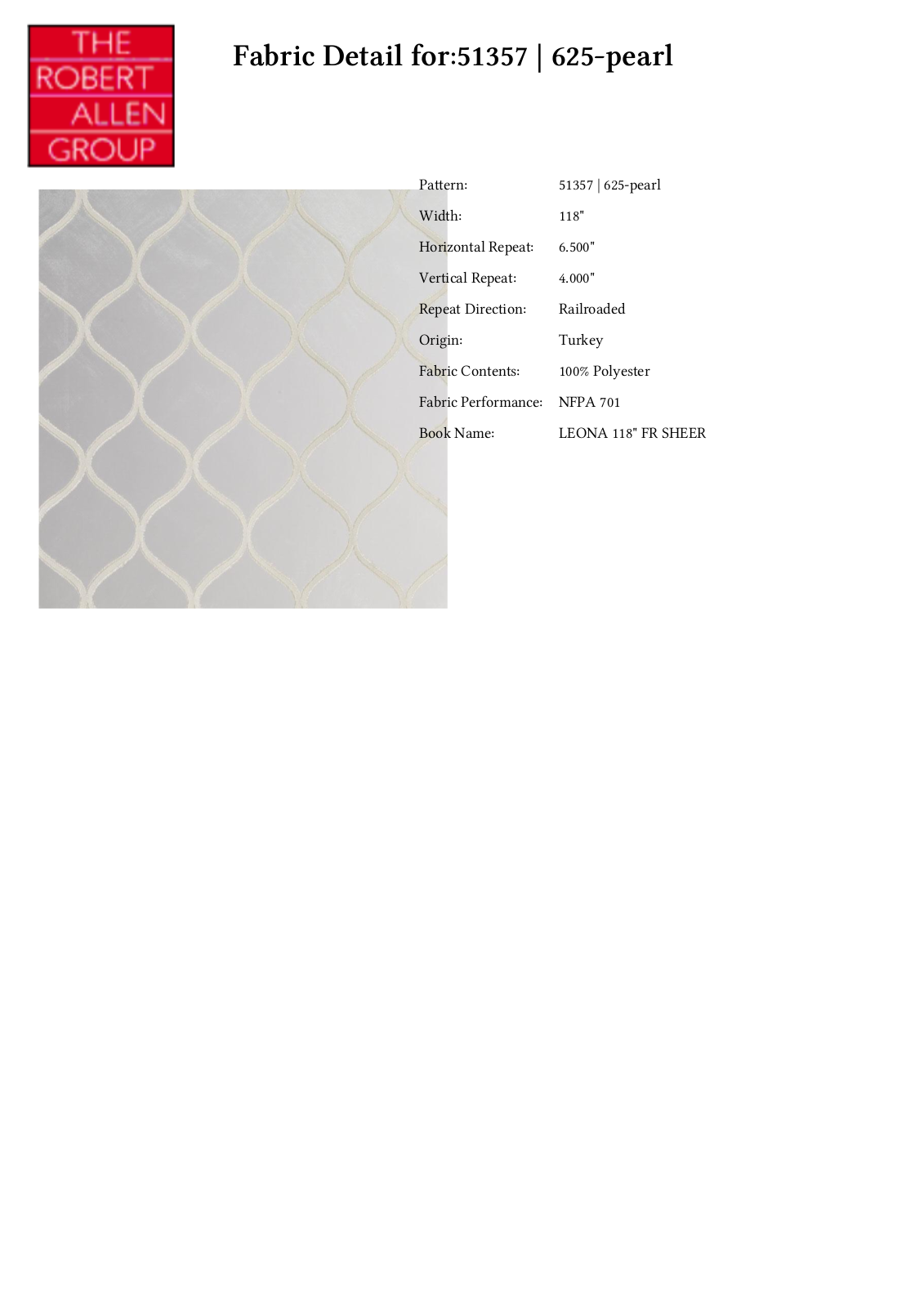 Duralee CRAL3915 Specifications - ManualMachine.com