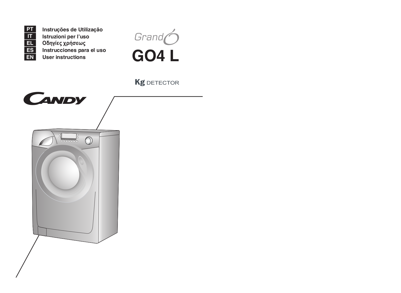 Candy GO4 1274L-16S User Manual