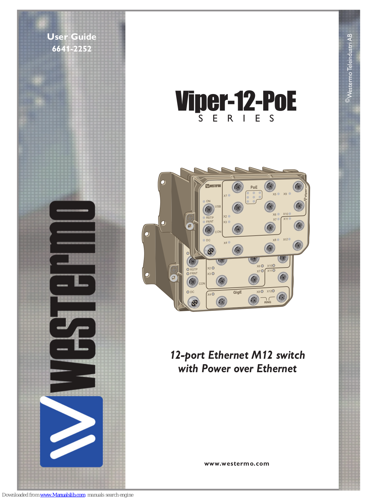 Westermo Viper-12-PoE, Viper-112-P8, Viper-212-P8, Viper-112-T3G-P8, Viper-212-T3G-P8 User Manual