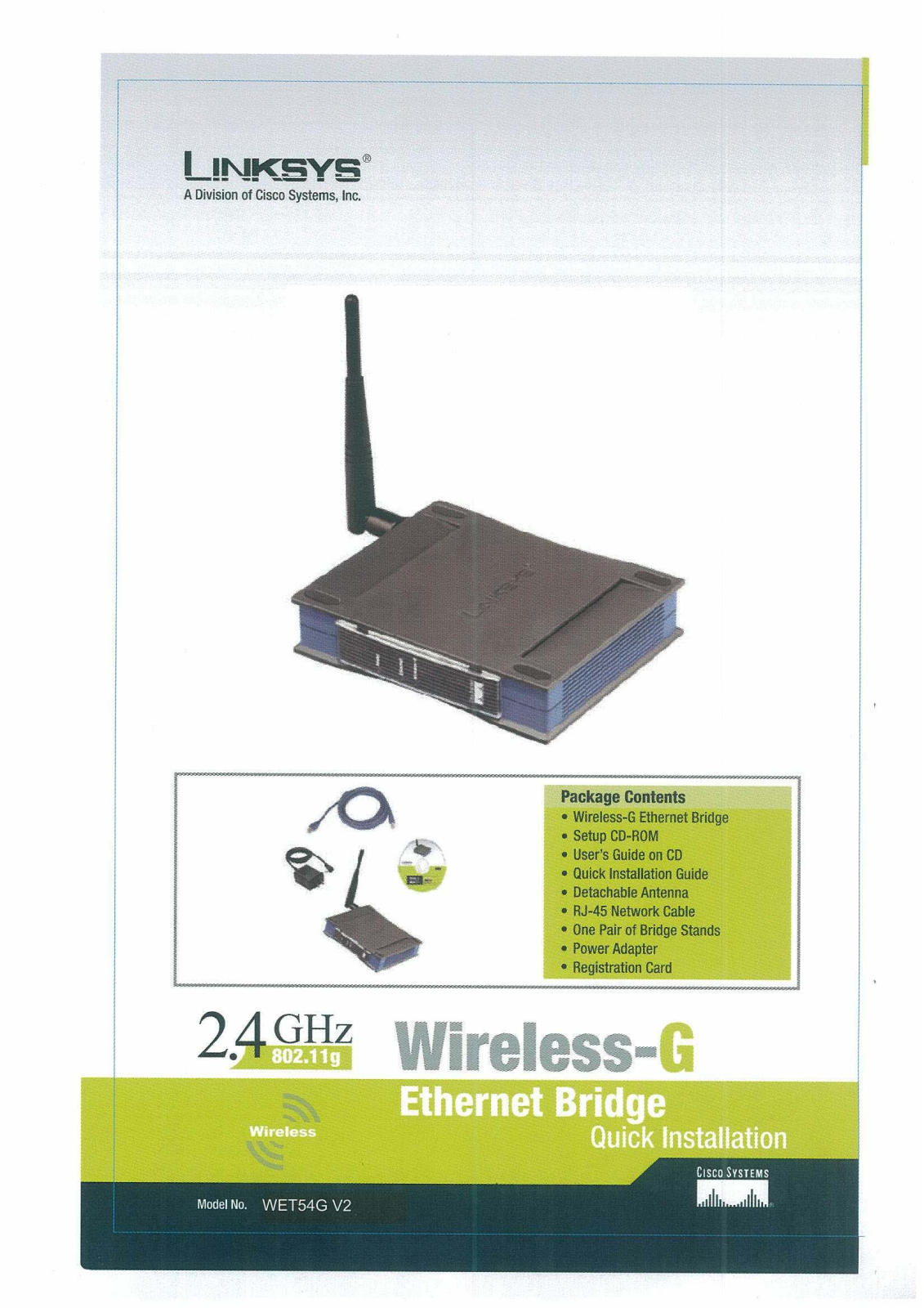 LINKSYS HGA7S 1 User Manual