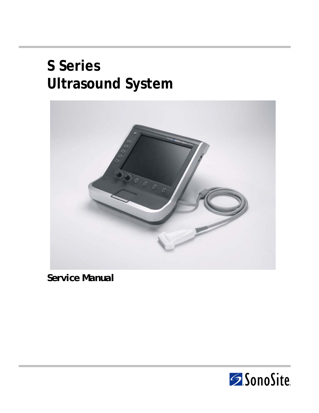 SonoSite S Service Manual