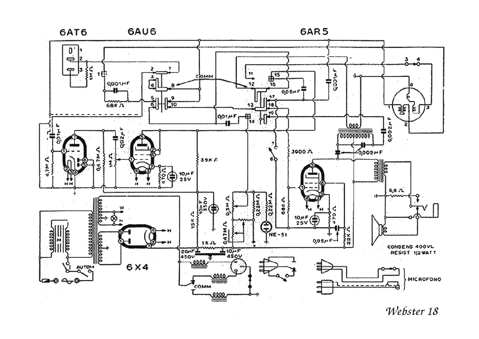 Webster 18 Schematic