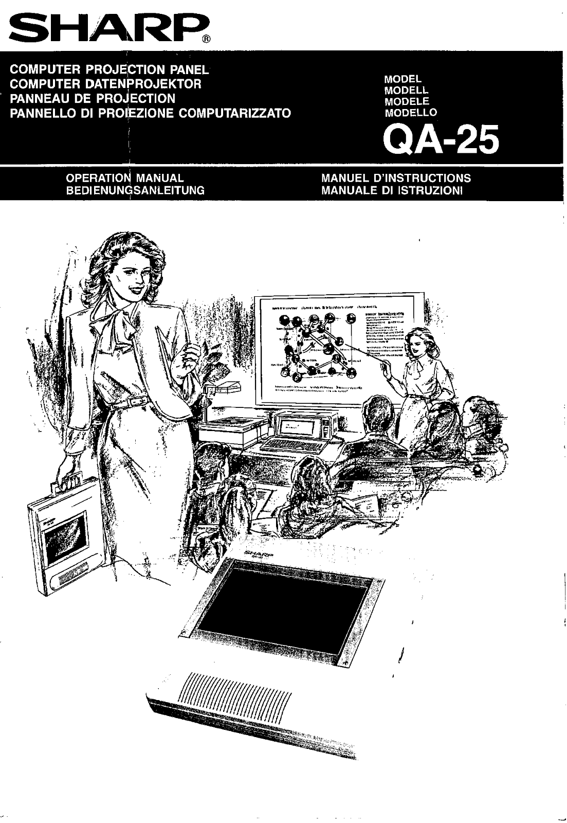 Sharp QA-25 User Manual