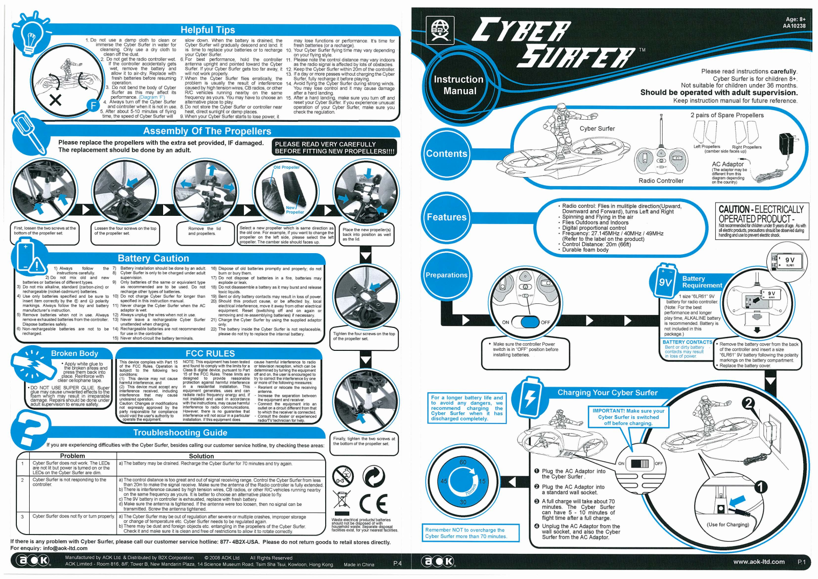 AOK AA10238POWER User Manual