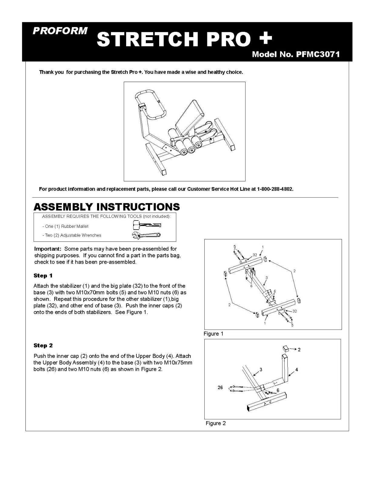 ProForm PFMC30710 User Manual