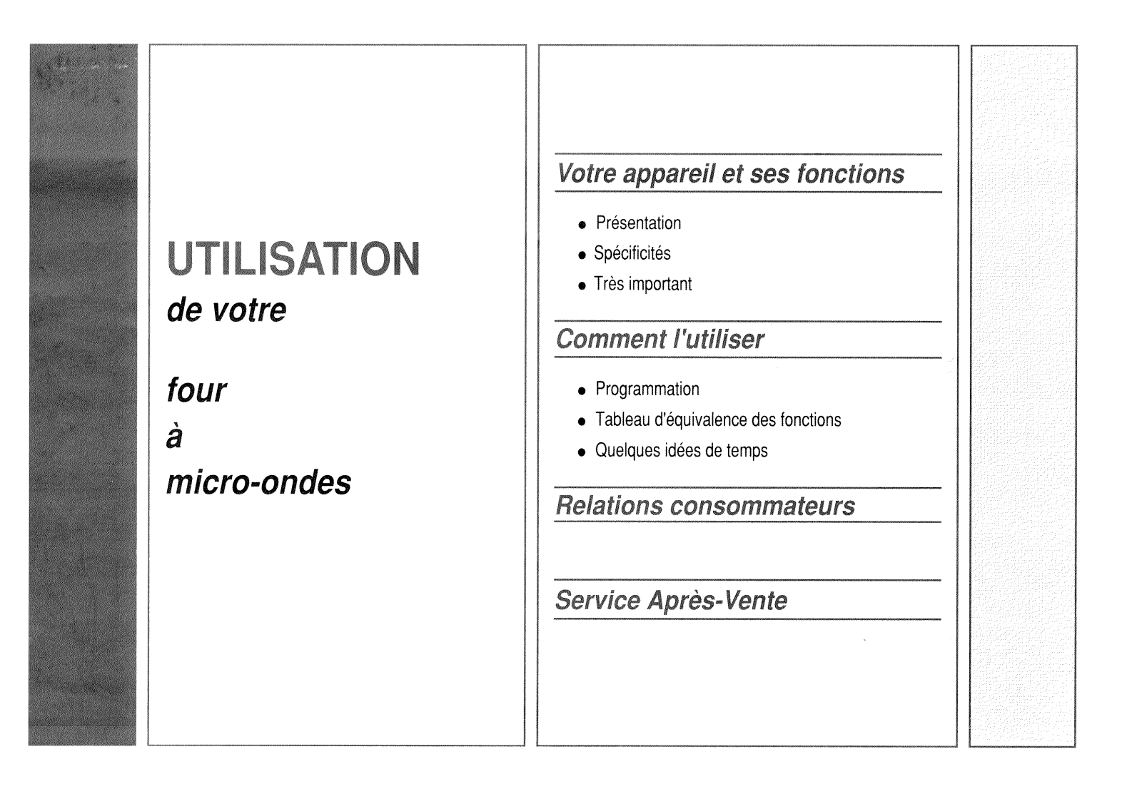 BRANDT M3285M User Manual