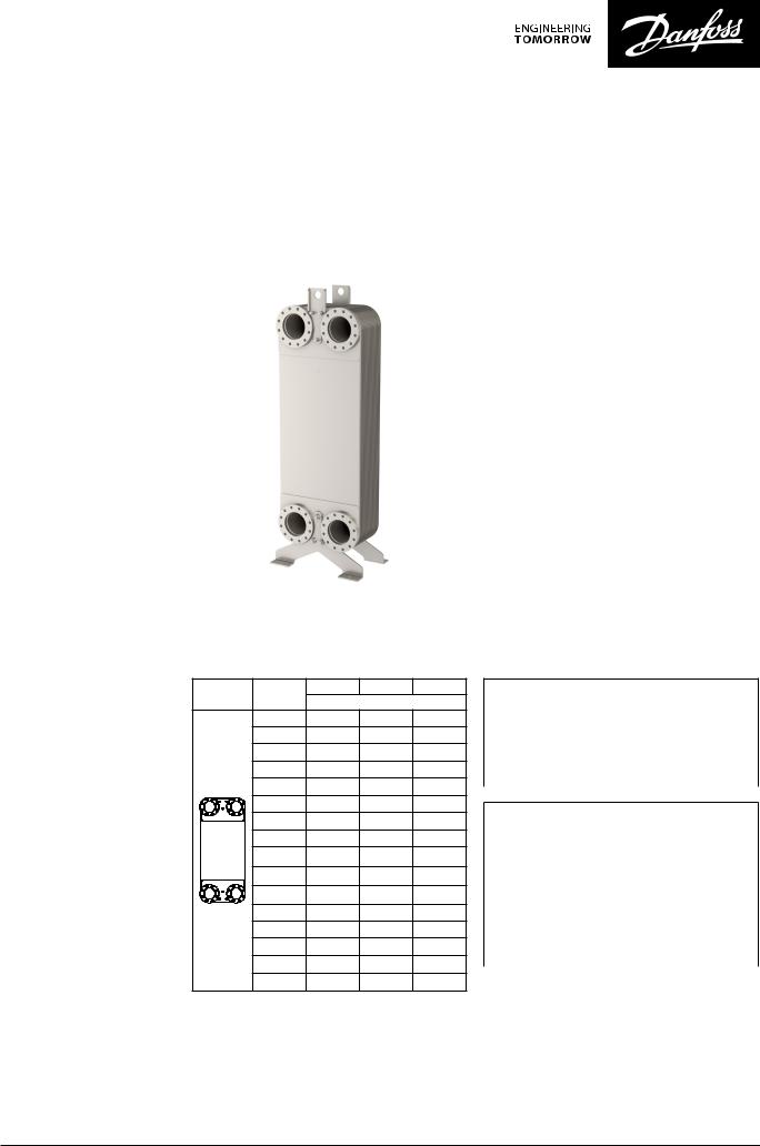 Danfoss XB71 Data sheet