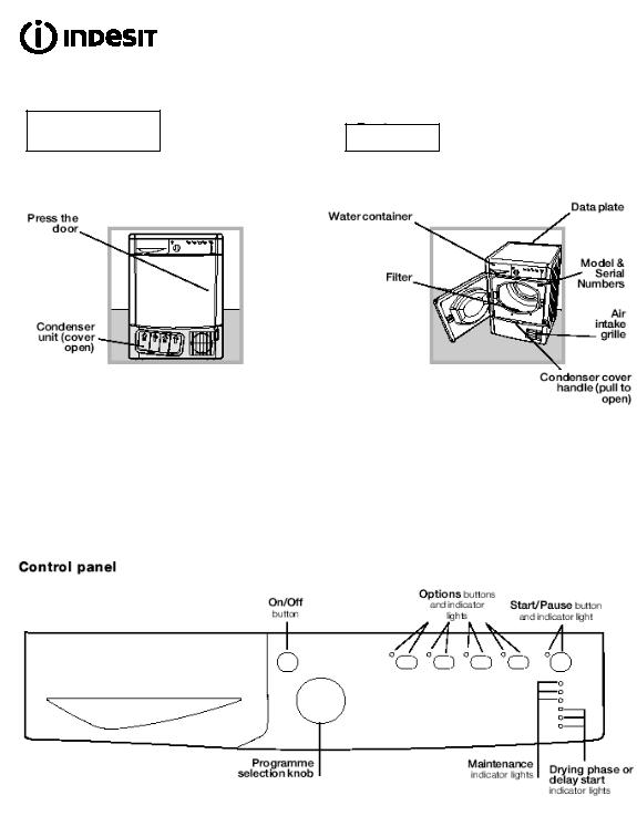 INDESIT IDCA 735 B (EU) User Manual