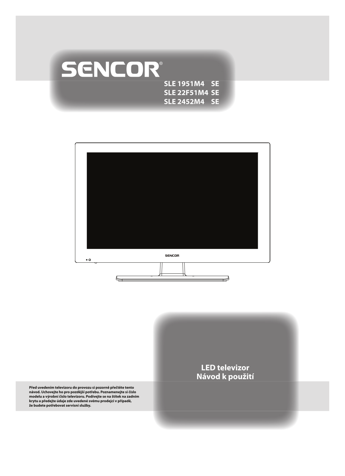 Sencor SLE 2452M4 User Manual - ManualMachine.com
