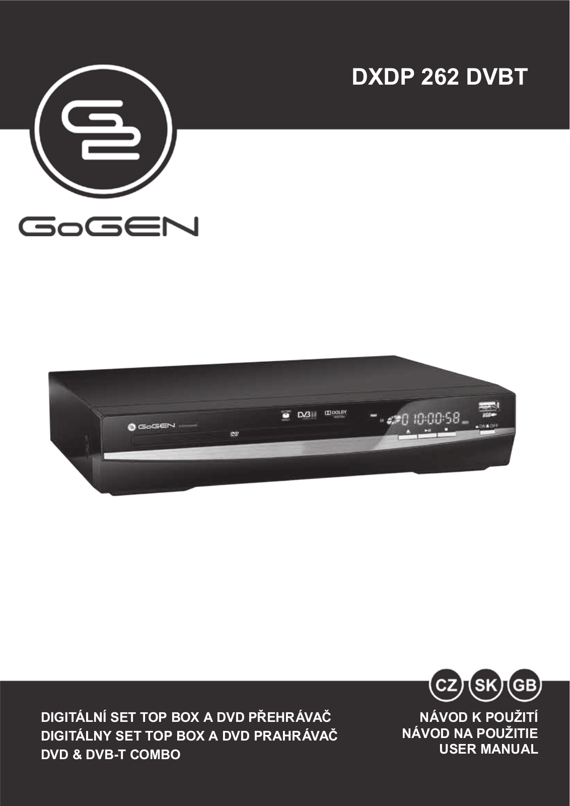 GoGen DXDP 262 User Manual